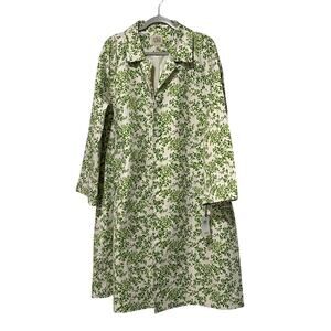 Macy's Green Floral Trench Coat